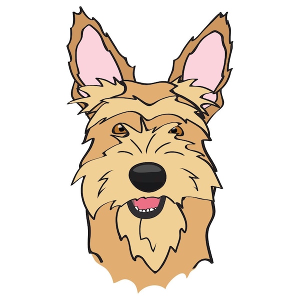 Signmission Berger Picard Dog Decal, Dog Lover Decor Vinyl Sticker D-12-Berger Picard - main
